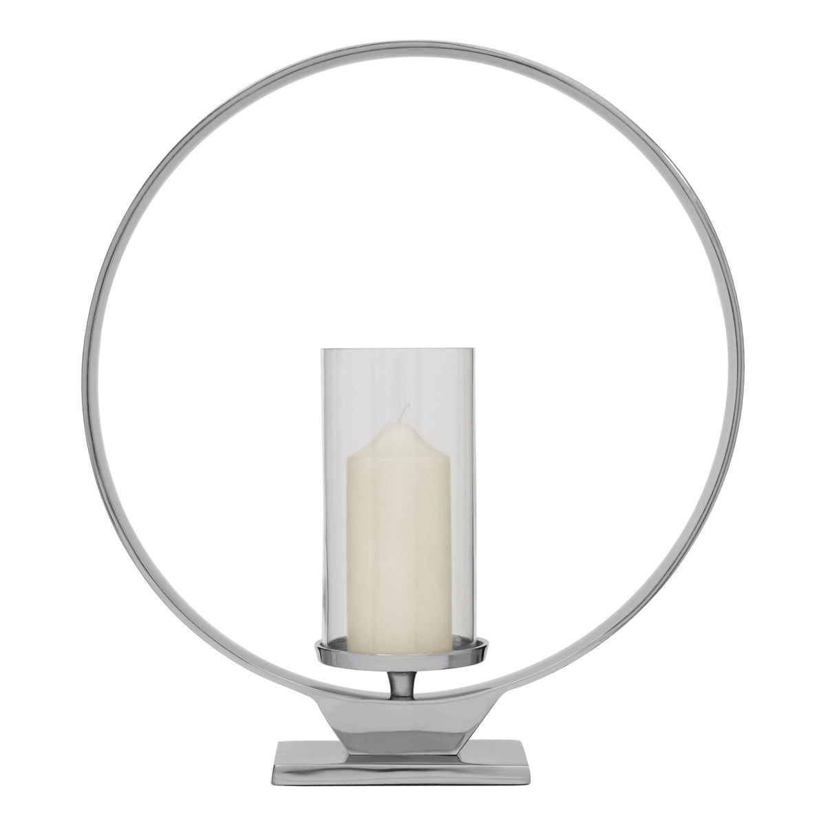 Cranbrook Large Silver Candle Holder image 3