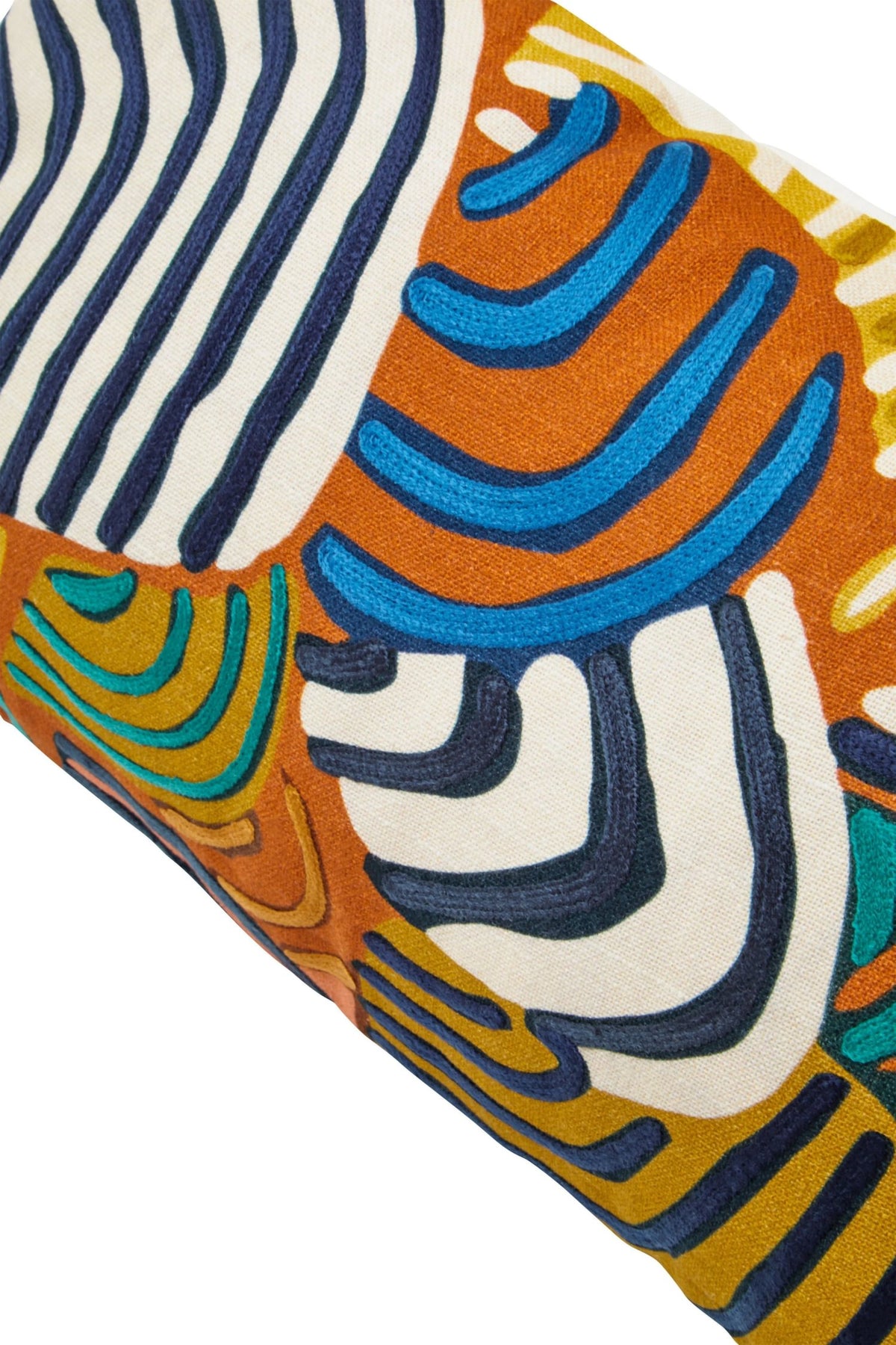 Orsta Multi Abstract Swirl Rectangular Cushion image 6