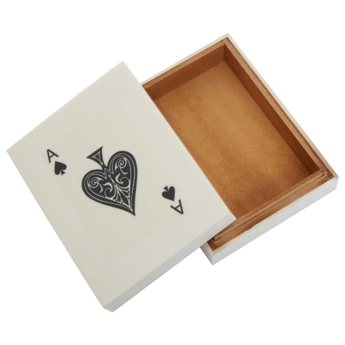 Telvora Cream Black Playing Card Box image 4