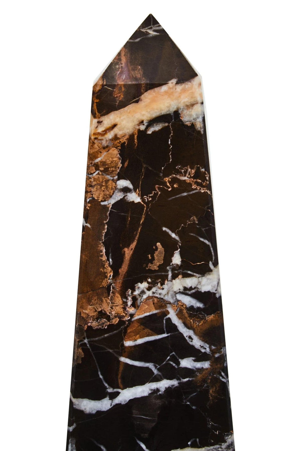 Olavik Large Black Marble Obelisk