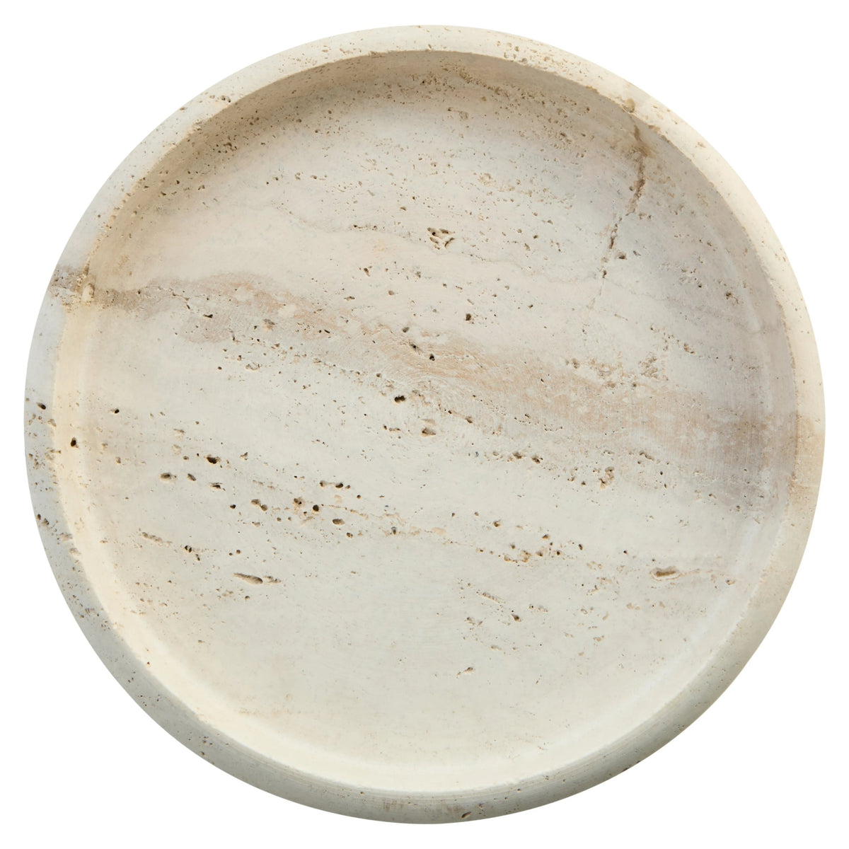 Ealing Travertine Round Tray image 2