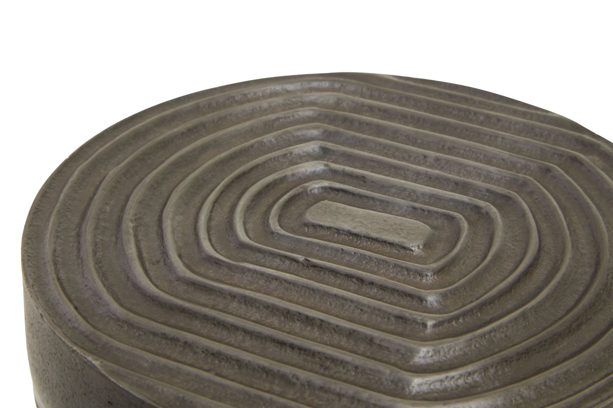 Tropea Grey Textured Small Round Box image 3