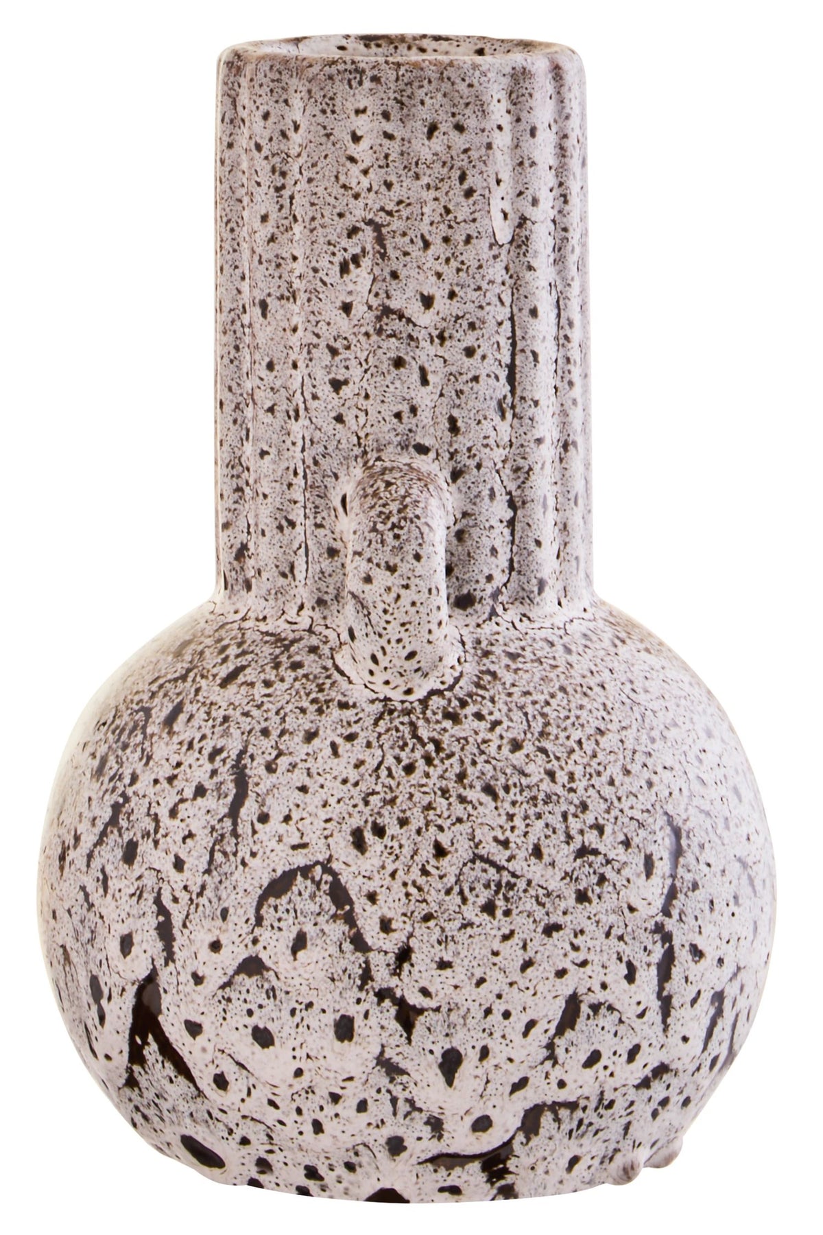 Relwyn Speckled Brown Stoneware Small Vase image 3