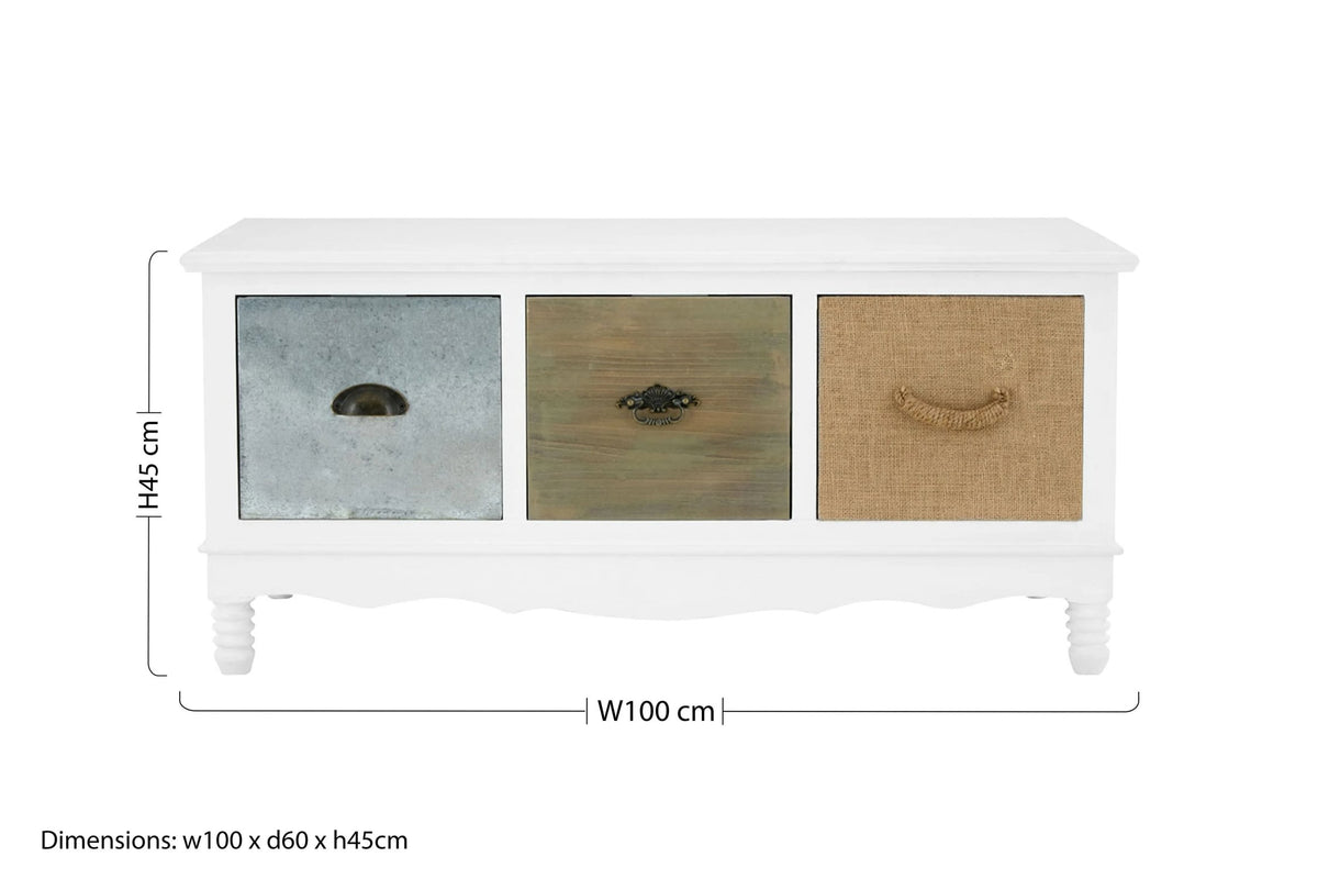 Storvik White Coffee Multicolour Table image 5
