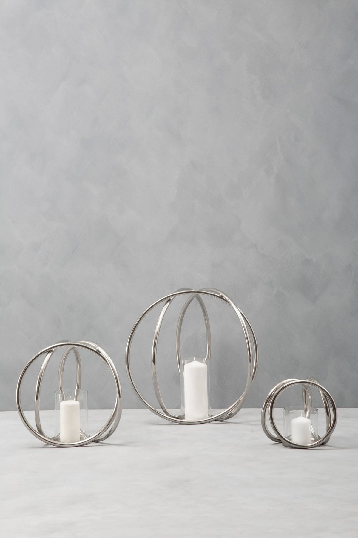Southport Large Silver Candle Holder image 8