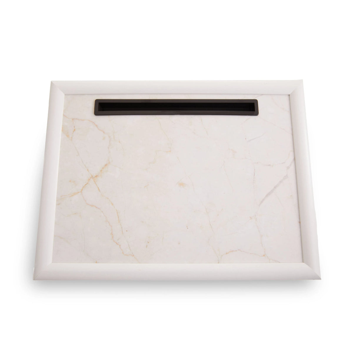 Staines Ecru Marble Lap Tray image 1