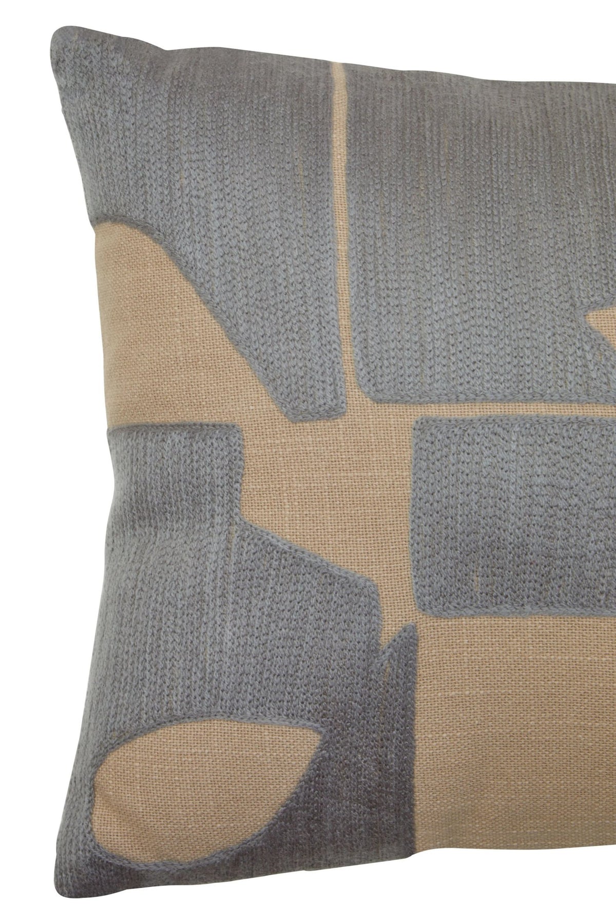 Thorne Natural Grey Rectangular Cushion image 7