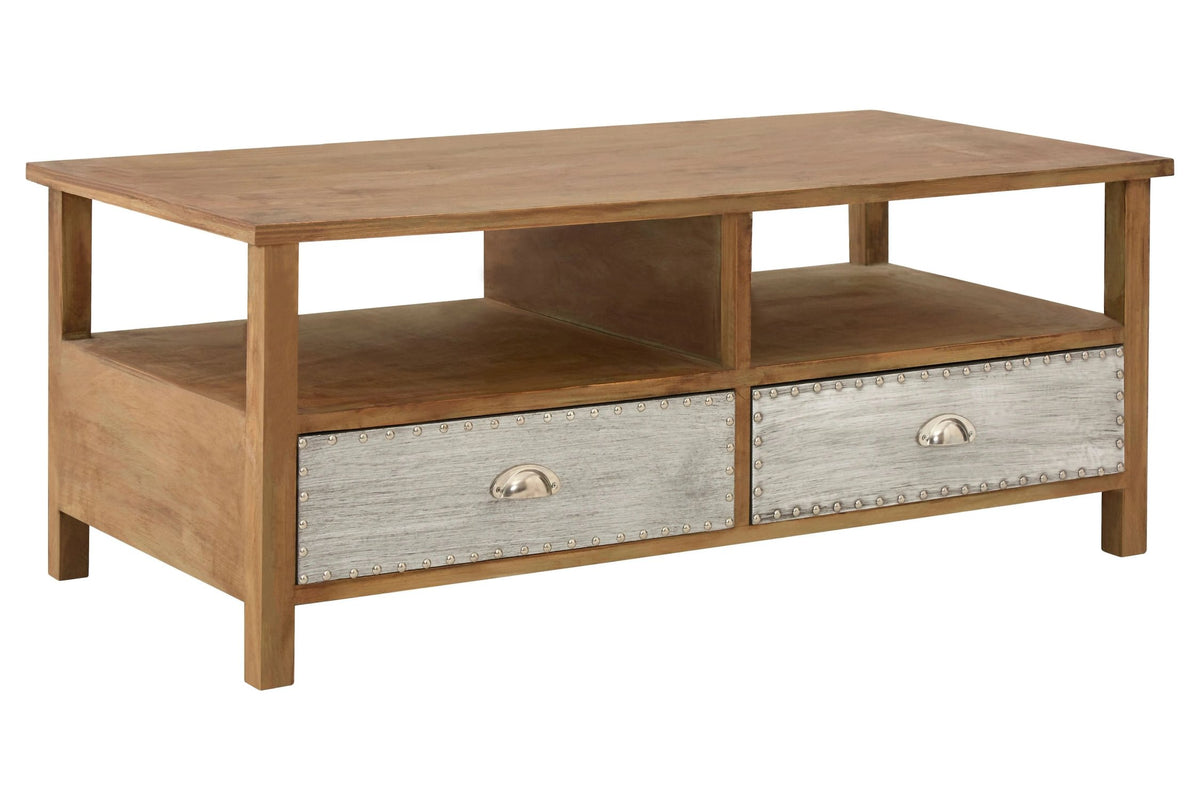 Wiltora Natural Wooden Coffee Table image 2
