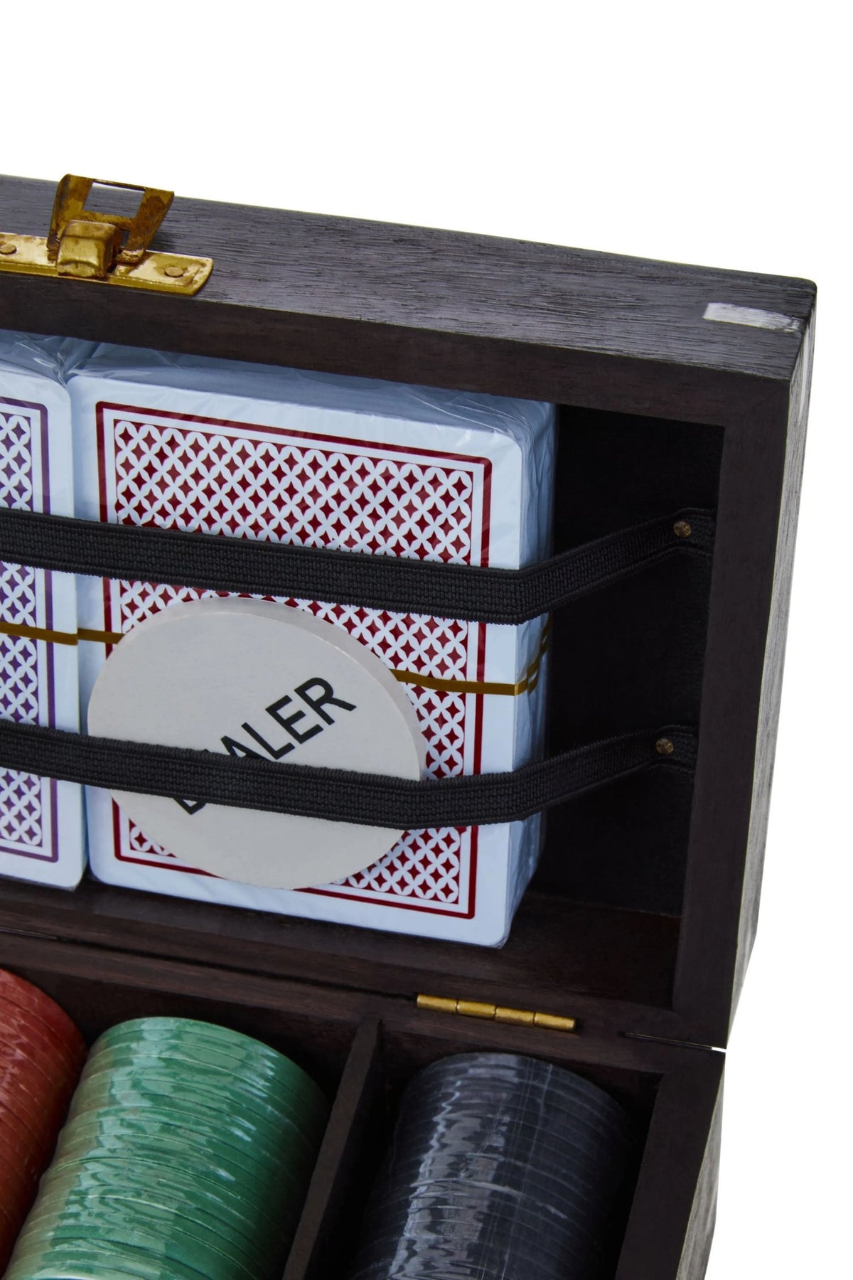 Ramsora Black Sheesham Wood Poker Set image 4