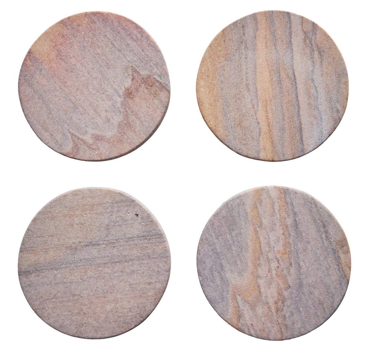 Sittingora Rainbow Sandstone of 4 Coasters image 2
