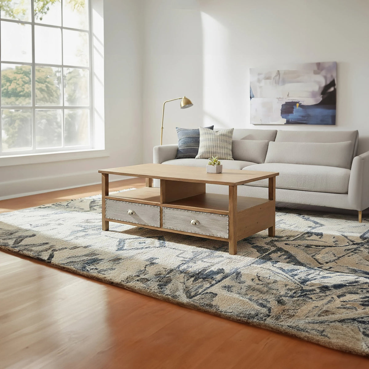 Wiltora Natural Wooden Coffee Table image 10