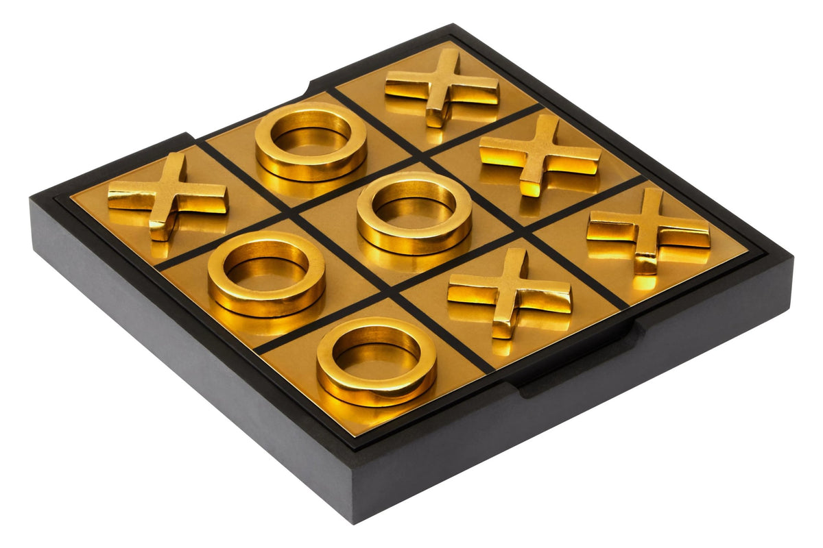 Vexquin Black Gold Noughts & Crosses