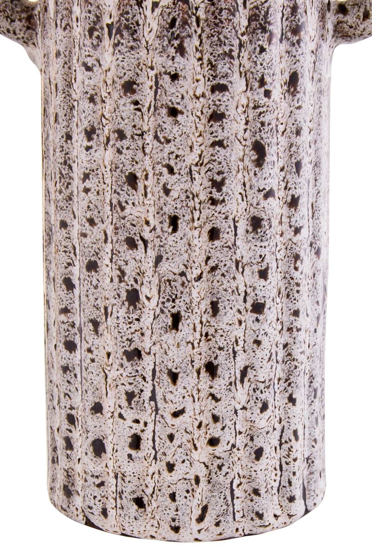 Cuorgne Speckled Brown Stoneware Large Vase image 9