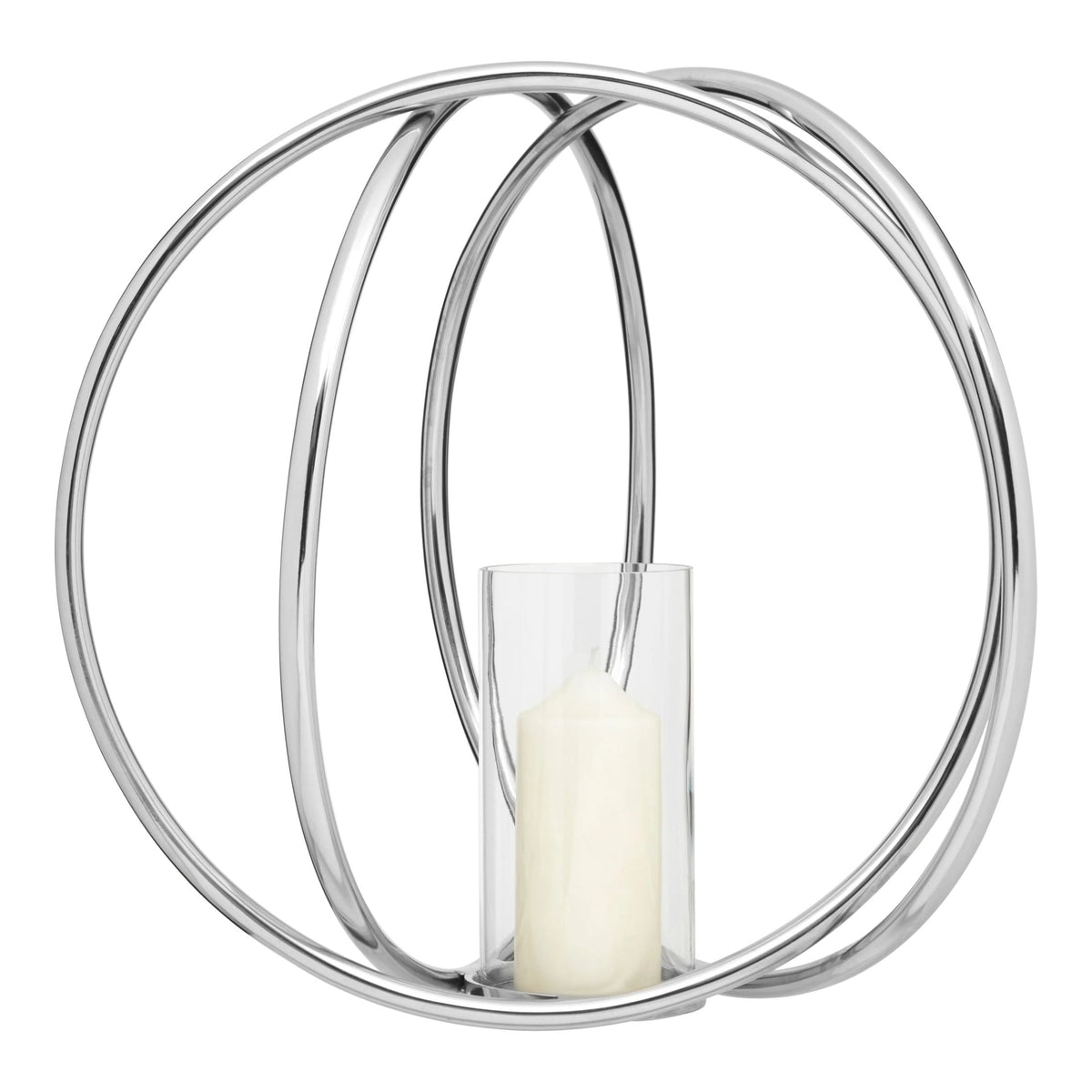 Southport Large Silver Candle Holder image 3