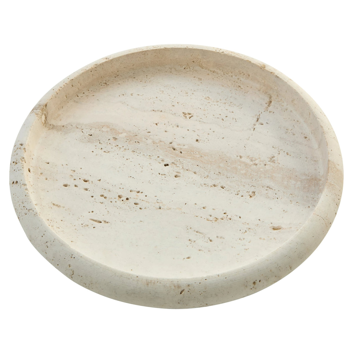 Ealing Travertine Round Tray image 1