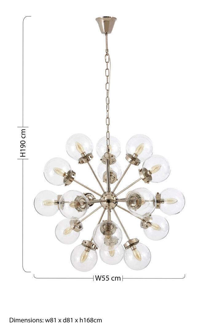 Aridora 18 Light Ceiling Light