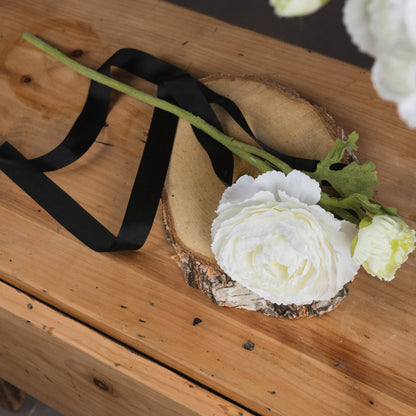 White Ranunculus Spray image 2