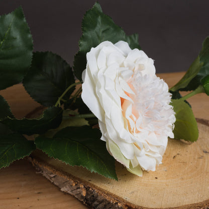 White Garden Rose Spray image 3