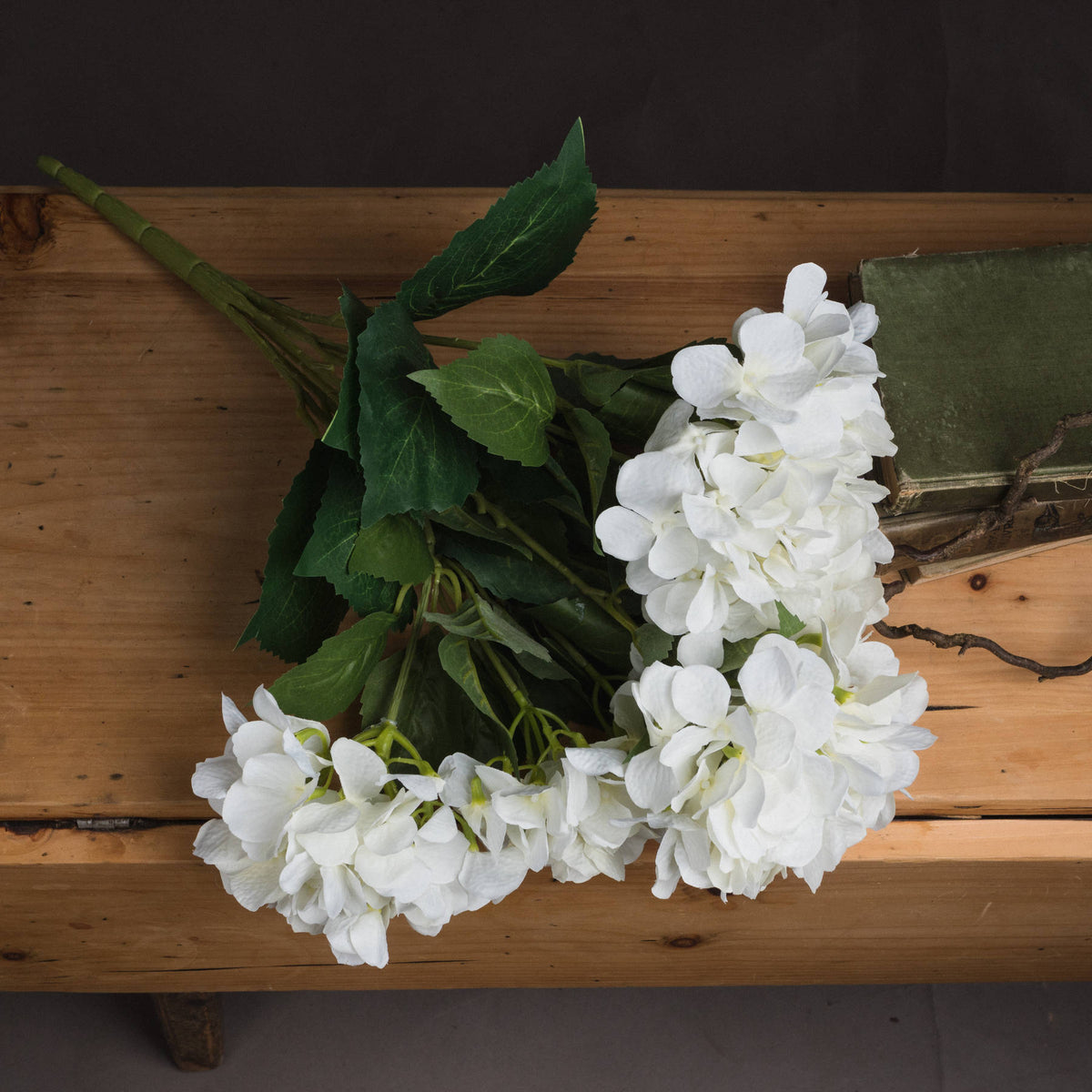 White Hydrangea Bouquet image 2