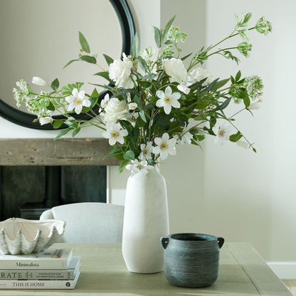 Large White Garden Rose image 4