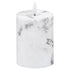 Luxe Collection Natural Glow 3x4 Marble Effect LED Candle