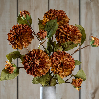 Deep Mustard Dahlia Stem image 1