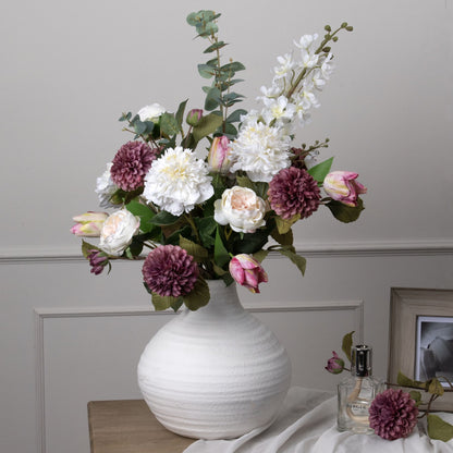Tall White Delphinium Stem image 3