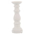 Matt White Small Ceramic Column Candle Holder