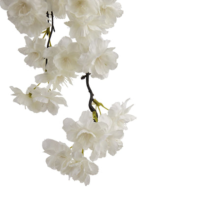Large White Cherry Blossom Stem image 3