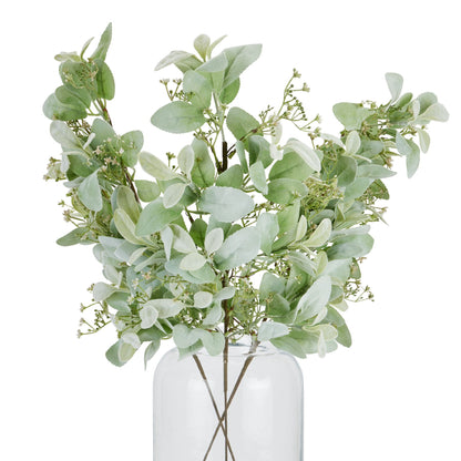Large Winter Sprig With Lambs Ear And Wax Flower image 5