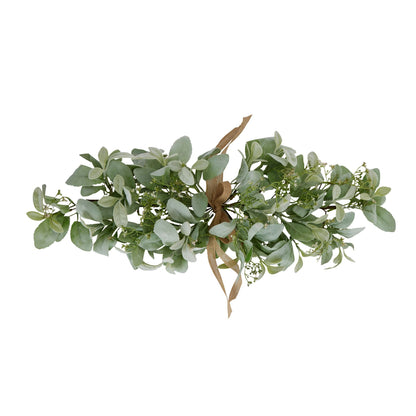 Winter Spray Arrangement With Lambs Ear And Wax Flower image 1