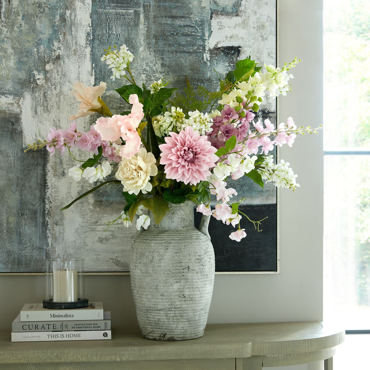 The Natural Garden Collection Pale Pink Sweetpea Stem image 4