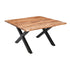 Live Edge Collection Large Square Dining Table