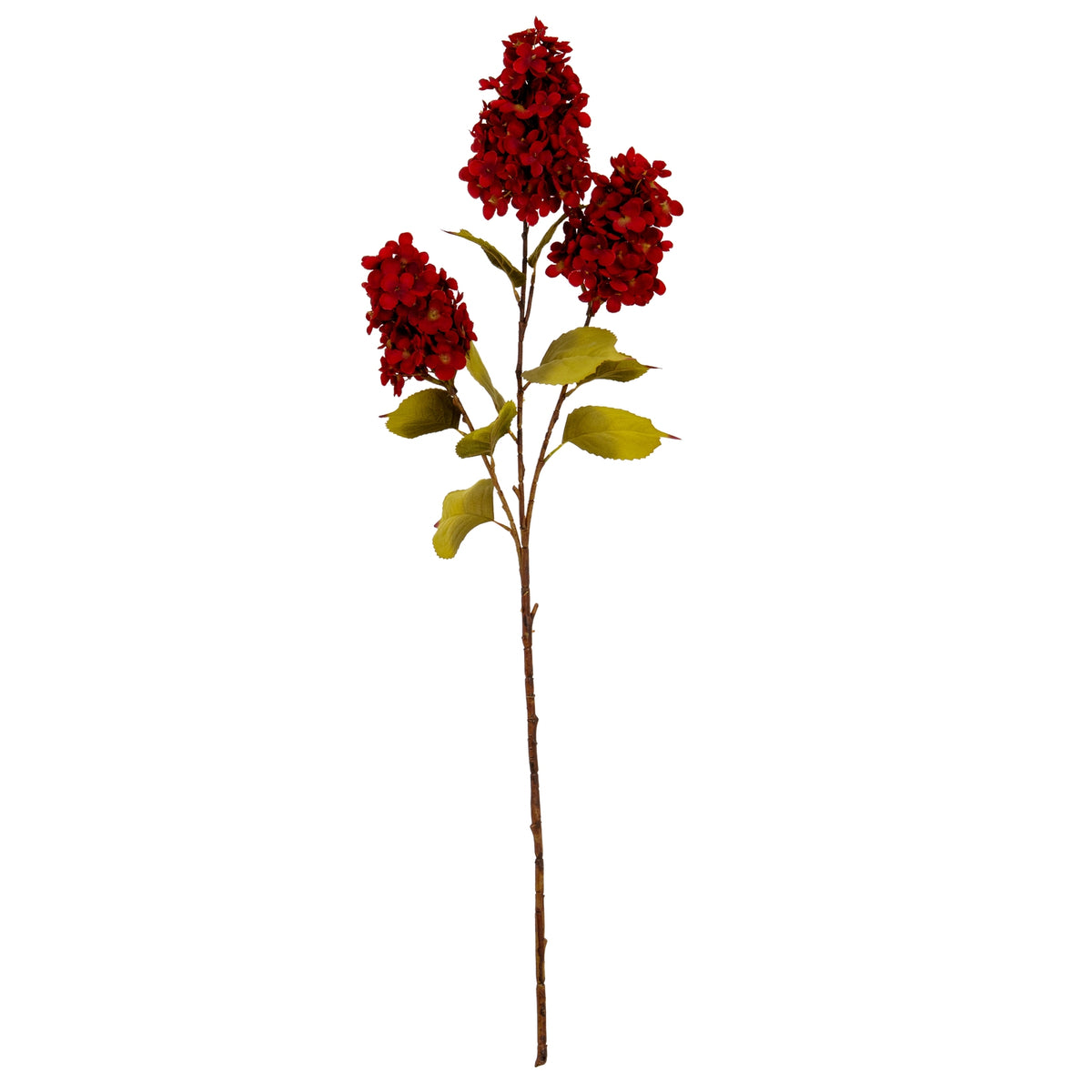 Dark Red Spear Hydrangea Spray image 4