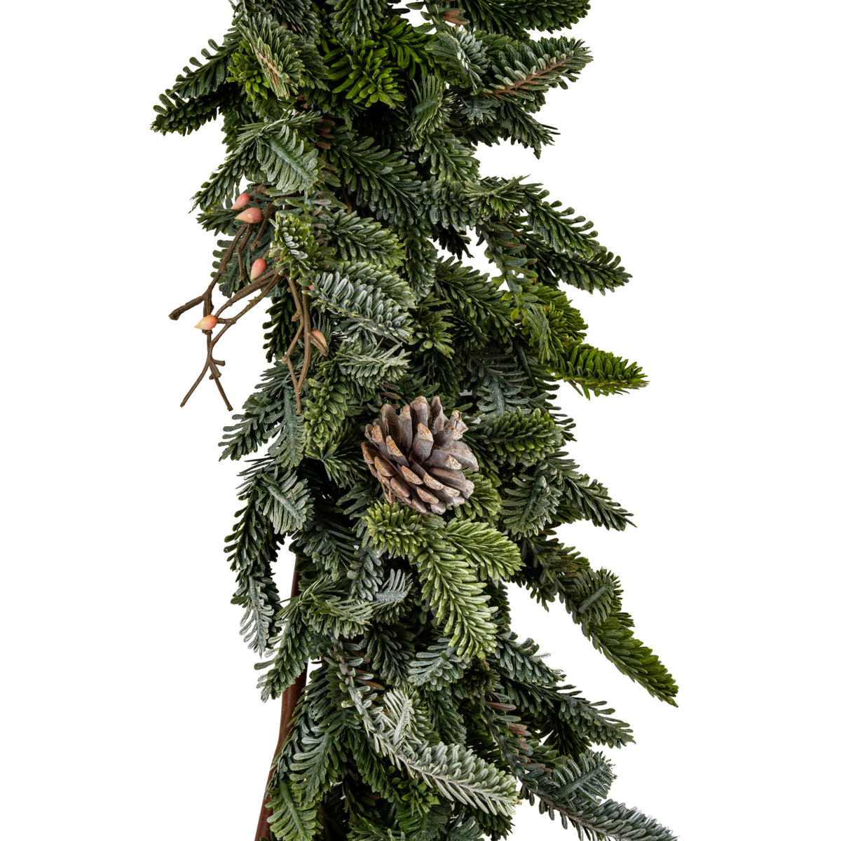 Woodland Pine Garland With Pinecones image 2