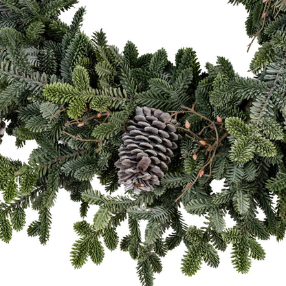 Woodland Pine Wreath With Pinecones image 2