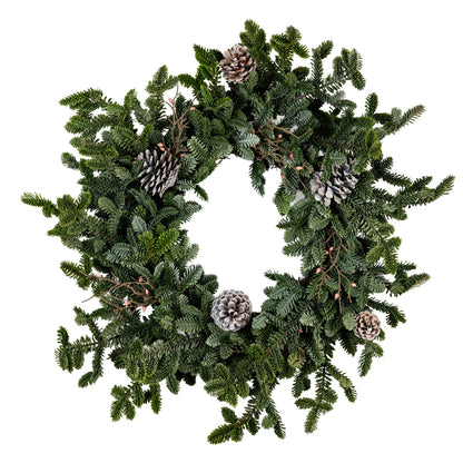 Woodland Pine Wreath With Pinecones image 1