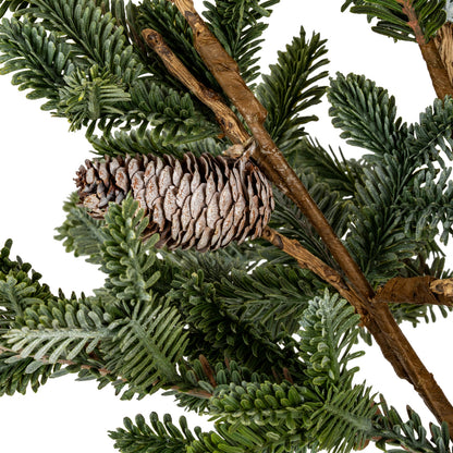 Woodland Pine Teardrop Swag With Pinecones image 2