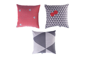 RANDOM TRIANGLES - CUSHION COVER-0