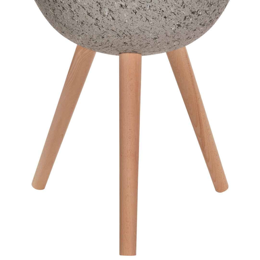 Axel Large Grey Speckled Planter