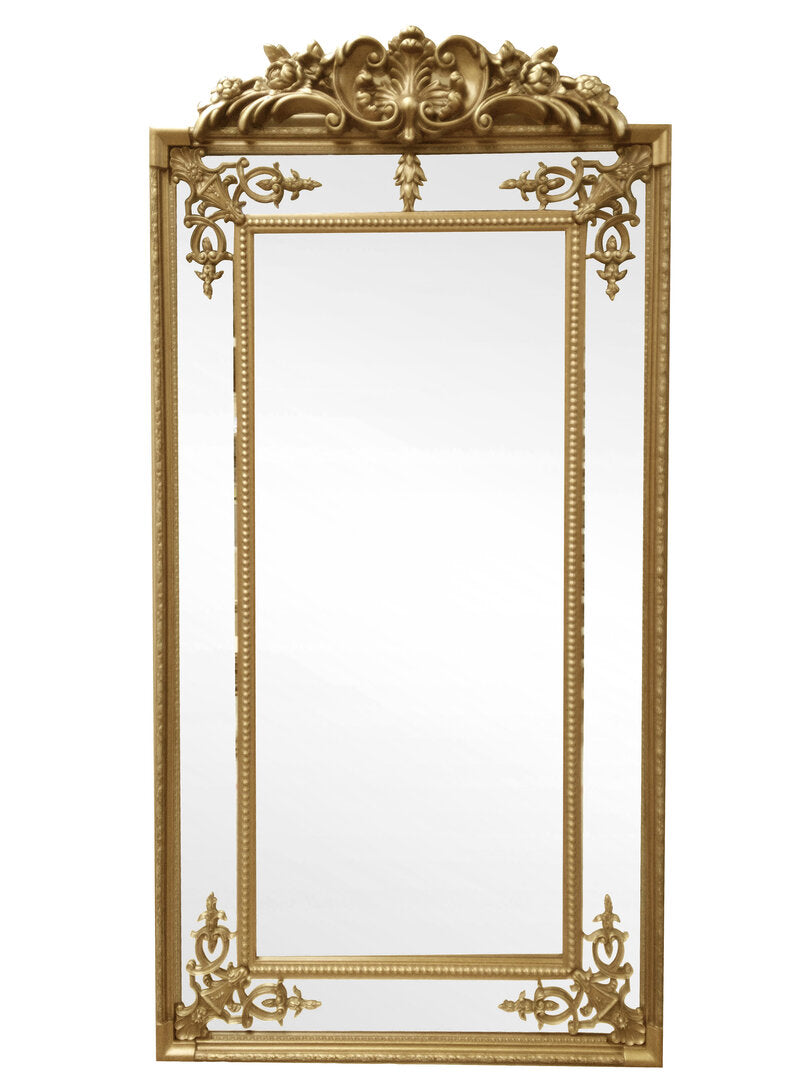 Brindisi Bevelled Wall Mirror with Gold Finish