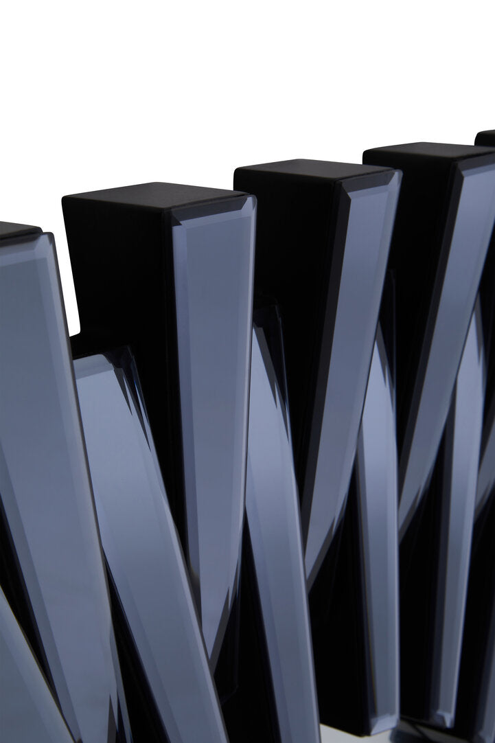 Como Grey Sunburst Wall Mirror