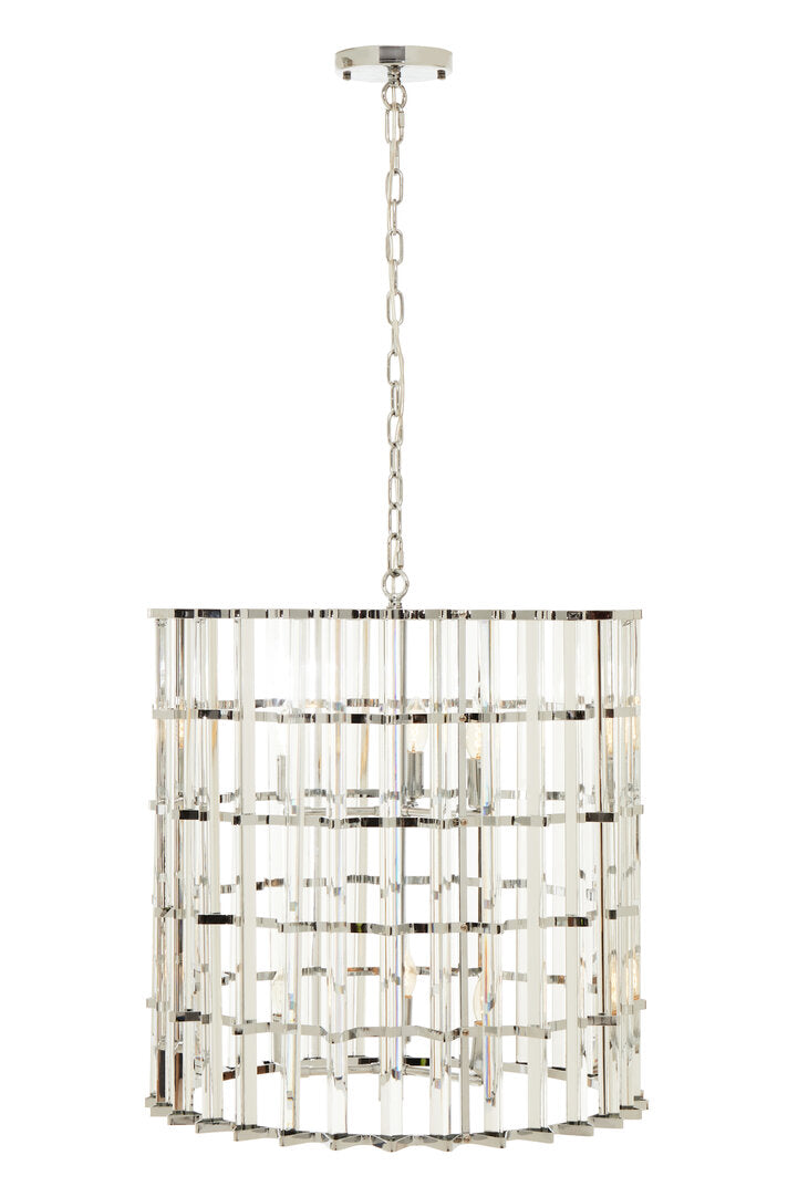 Cosenza Chrome And Glass Vertical Light