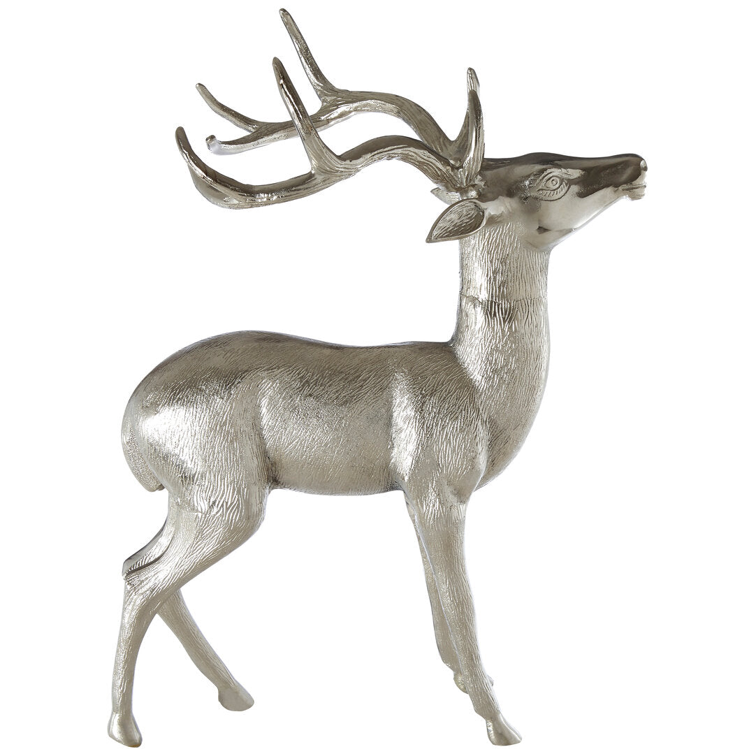 Elitivo Nickel Finish Floor Standing Stag