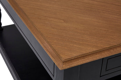 Furore 1 Drawer Black Coffee Table