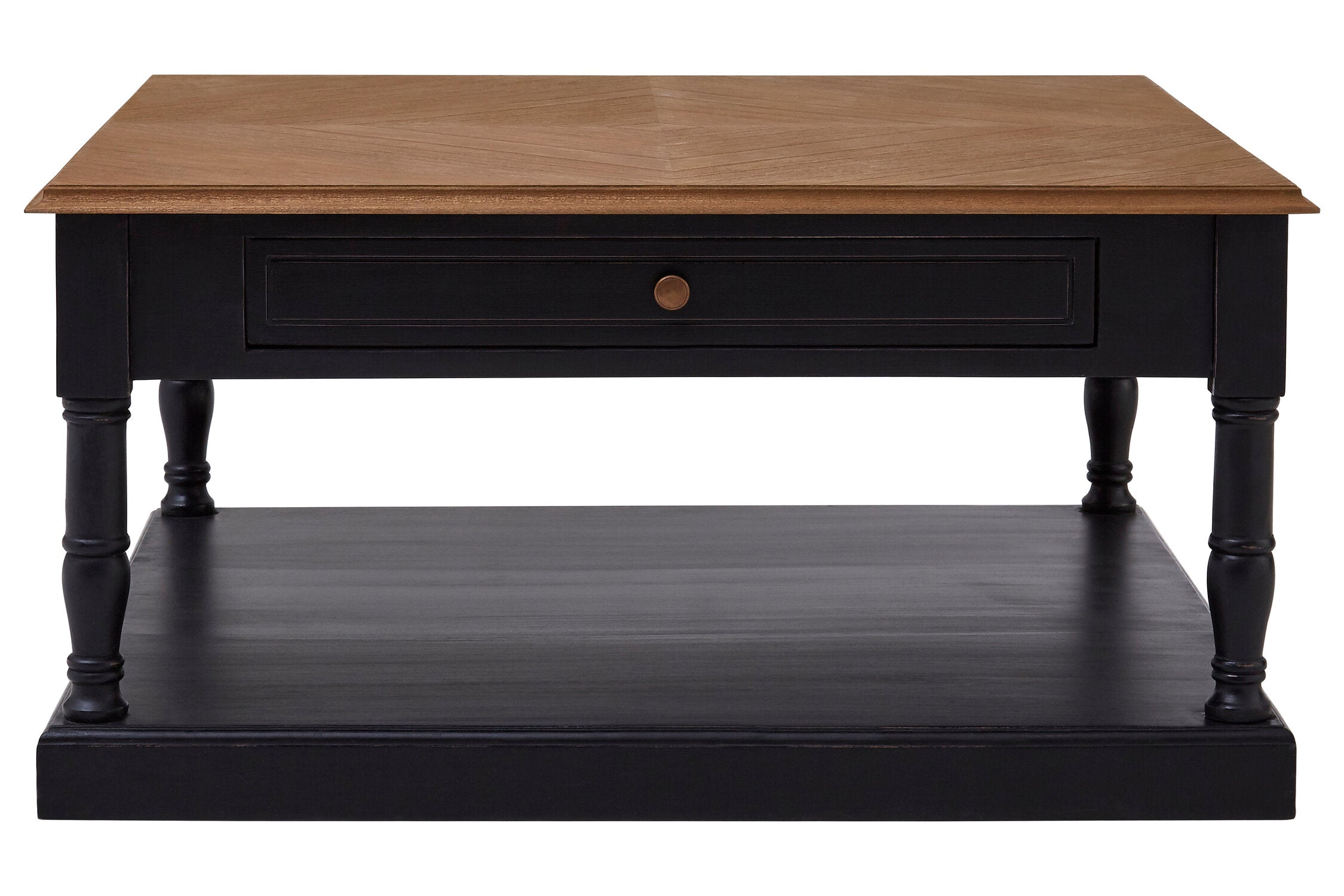Furore 1 Drawer Black Coffee Table