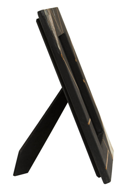 Gionza 5In X 7In Mother of Pearl and Gold Inlay Large Photo Frame