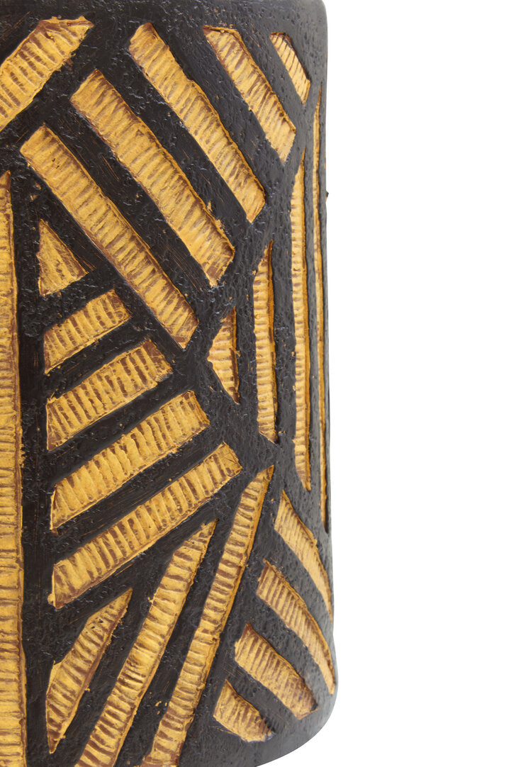 Lumidora Natural And Black Planter