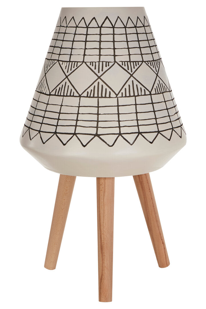 Numizza White And Black Large Planter