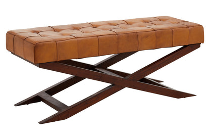 Pistoia Bench With Cross Base